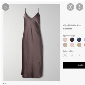 Aritzia slip dress
